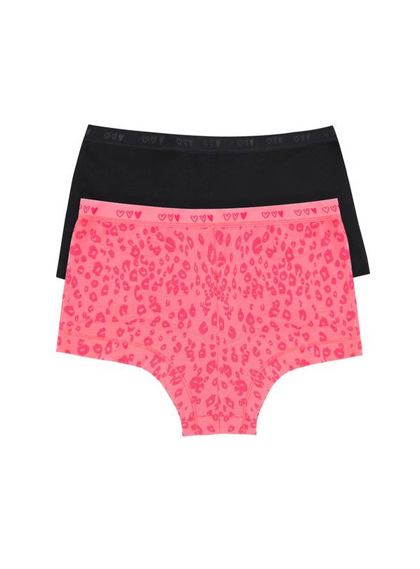 LOVE LUNA Teens First Period Shortie Briefs 2 Pack 12-13 years